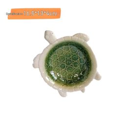 Glazed Ceramic Size Turtle Basin Ashtray (Option: S013 Small Size)