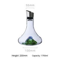 Creative Iceberg Red Wine Wine Decanter (Option: 9820 Green)