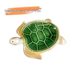 Glazed Ceramic Size Turtle Basin Ashtray (Option: D 66)