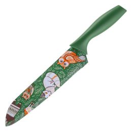 Household Fruit Knife Metal Food Supplement Knife Suit (Option: Multifunctional-Green)