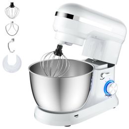 Smart Household Kitchen Food Mixer Small Stand Mixer (Type: Stand Mixer, Color: White)