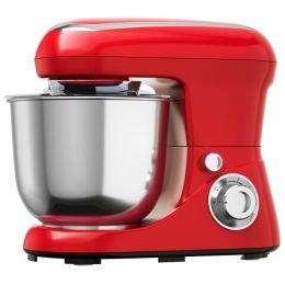 Stand Kitchen Food Mixer 5.3 Qt 6 Speed With Dough Hook Beater (Type: Stand Mixer, Color: Red)