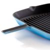 Elegant Hosehold Kitchen Square Enamel Cast Iron Grill Pan