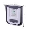 Kitchen Trash Can Plastic Collapsible, Wall Mounted for Cabinet Door Hanging Garbage Bin