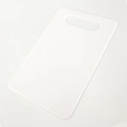 Fruit And Vegetable Plastic Cutting Board Barbecue Picnic Travel Disposable (Option: White Slash Pockets-Square)